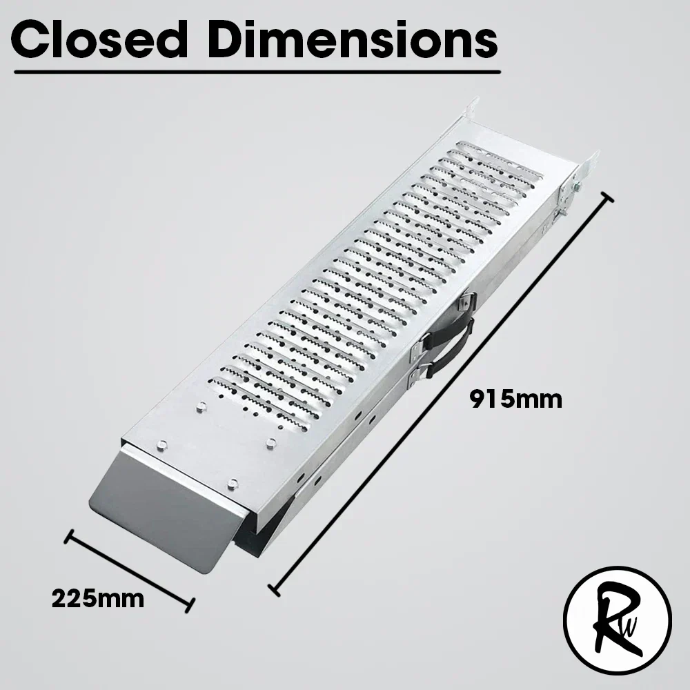 Ramp Folding Steel Loading x1 200KG 1.8 Metre Trailer Motorbike Motorcycle — alternate product view 5