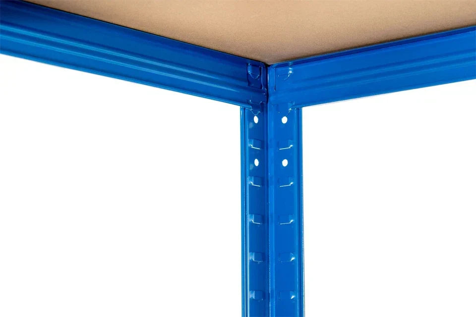 5 Tier Blue Metal Garage Shelving Unit 1000kg 180x120x60cm — alternate product view 11