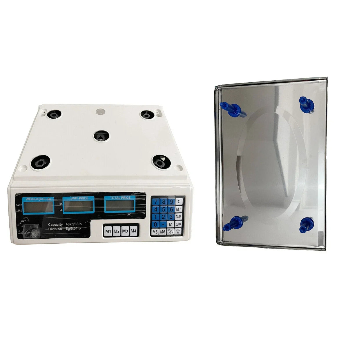 40Kg Digital Pricing Scale Electronic Price Computing Weight Shop Market UK Plug — alternate product view 8