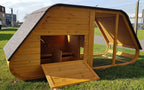Large Chicken Coop Chicken House Hatched Noah's Ark Hen House Rabbit Hutch — alternate product view 4