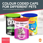 6 Plastic Can Lids Reusable Pet Food Caps Covers Dog Cat Tin Tops Fresh Storage — alternate product view 3