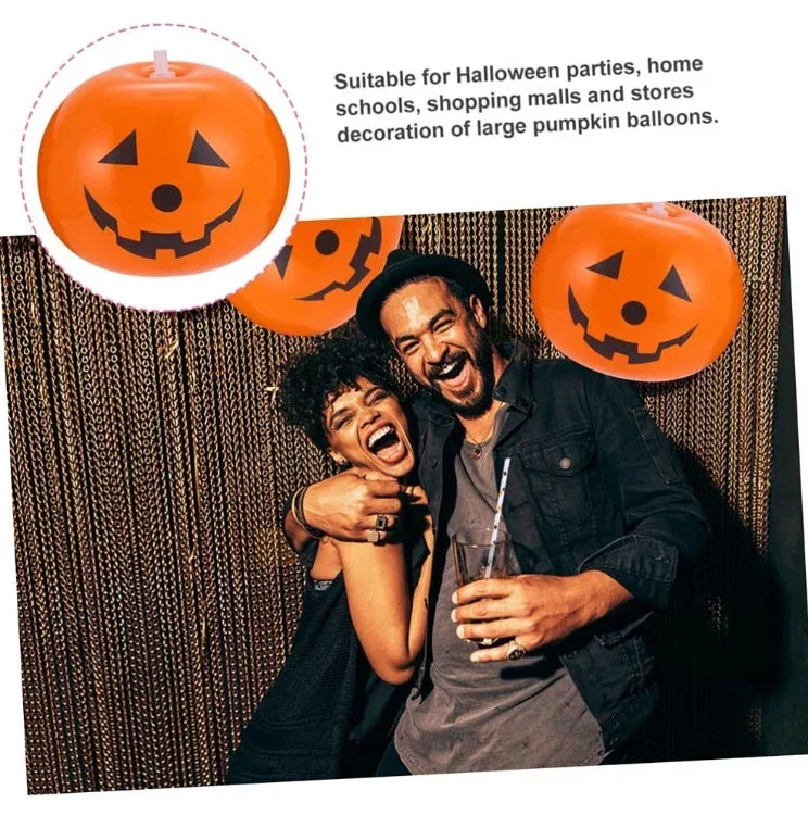 5PCS Halloween Decoration Inflatable Pumpkin with LED Lights Party Light Garden — alternate product view 4