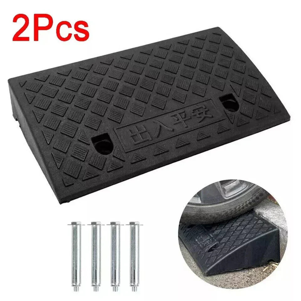 2pcs 50cm Heavy Duty Kerb Door Ramps Wheelchair Mobility Scooter Access Ramp — alternate product view 3