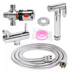 Thermostatic Mixer Valve Toilet Shower Head Bidet Spray Muslim Shower Shattaf UK — alternate product view 8