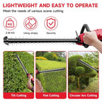 Electric Cordless Hedge Trimmer Tree Branch Cutter Tool with Battery & Charger — alternate product view 8