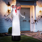 8.9FT Tall Halloween Inflatable Three-Head Witch Ghost, Blow Up Decoration — alternate product view 3