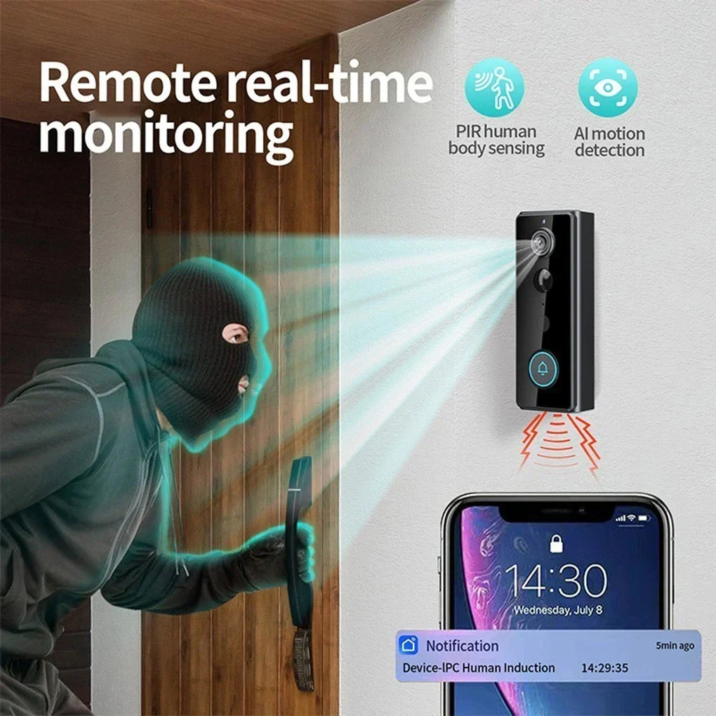 Safe Doorbell Camera Wireless, Smarter Way to Protect Your Home, Wireless WiFi — alternate product view 8