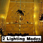 100cm LED Light Halloween Decoration Giant Spider Web Party Props Outdoor Decor — alternate product view 3