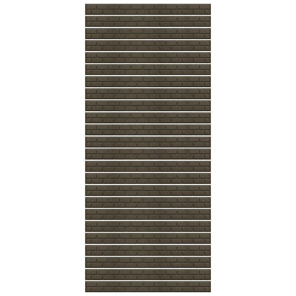 Garden Lawn Edging Flexible Flower Bed Border Wall Eco Recycled Rubber 'EZ' NEW — 24 x 122cm Borders — product view