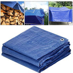 Heavy Duty Blue Tarpaulin Regular Waterproof Cover Tarp Ground Sheet All Sizes — alternate product view 7
