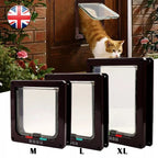 4 way Pet Door Locking Large Extra Large Dog Cat Flap Magnetic Door Frame — alternate product view 2