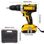 2 Battery 21V Cordless Drill Combi Driver High Power Electric Screwdriver Set UK — alternate product view 8