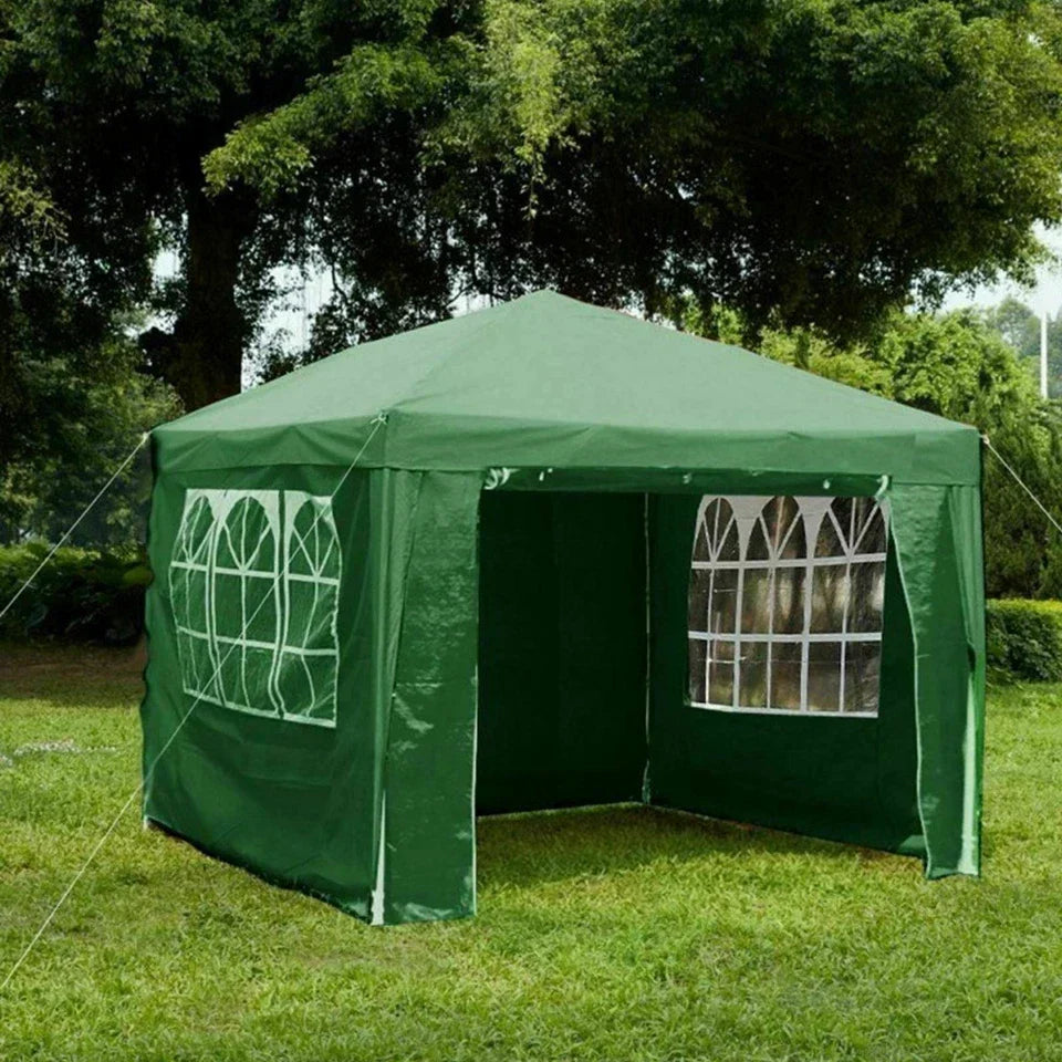 3x3m Gazebo With Sides Garden Marquee PE Awning Beach Tent — alternate product view 3