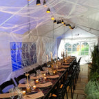 3x6M Gazebo Marquee Party Tent With 6 Sides Garden Patio Outdoor Canopy White UK — alternate product view 6