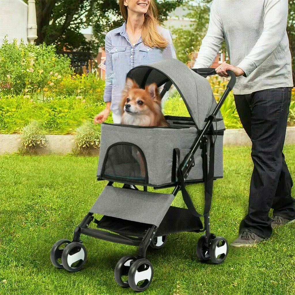 XXL Pet Stroller Pram Dog Carrier Trailer Stroller Travel Walk Carrier Load 30kg — alternate product view 2