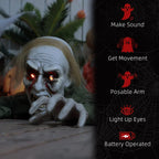 167 cm Halloween Crawling Zombie, Outdoor Animated Prop — alternate product view 7