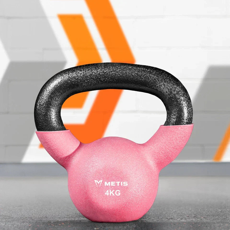 METIS Neoprene Kettlebells [4-20kg] — IRON TRAINING WEIGHTS – Gym/ Home Workouts — 4Kg — product view