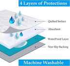Extra Deep Quilted Waterproof Mattress Protector Fitted Bed Cover — alternate product view 4