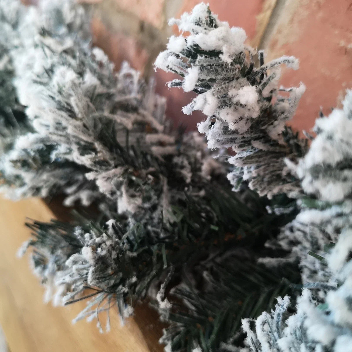 9ft (2.7m) Premier Christmas Snow Flocked Woodcote Fir Garland — alternate product view 4