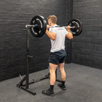 GYM MASTER Adjustable Squat Dip Rack Weight Lifting Stand Power Cage Frame — alternate product view 4