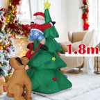 Christmas Inflatable Santa Snowman Christmas Tree Outdoor Decor — alternate product view 3
