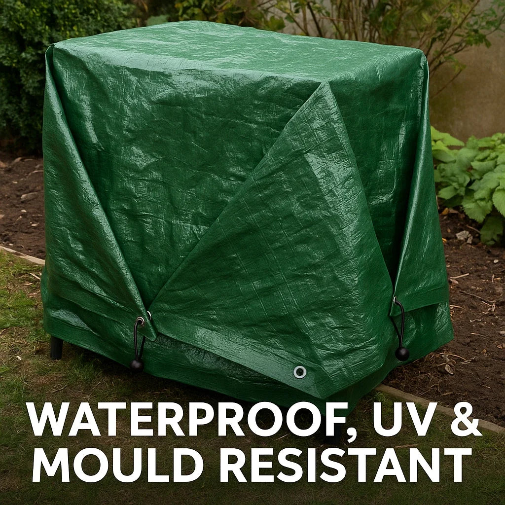 6x10m green Tarpaulin Regular And Heavy Duty Waterproof Cover Tarp — alternate product view 3