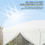3x6m Popup Garden Heavy Duty Gazebo Marquee Party Tent Canopy with 6 Side Walls — alternate product view 7