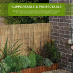 Bamboo Slat Fence Screen Roll Screening Fencing Privacy Sun Panel Garden Outdoor — alternate product view 5