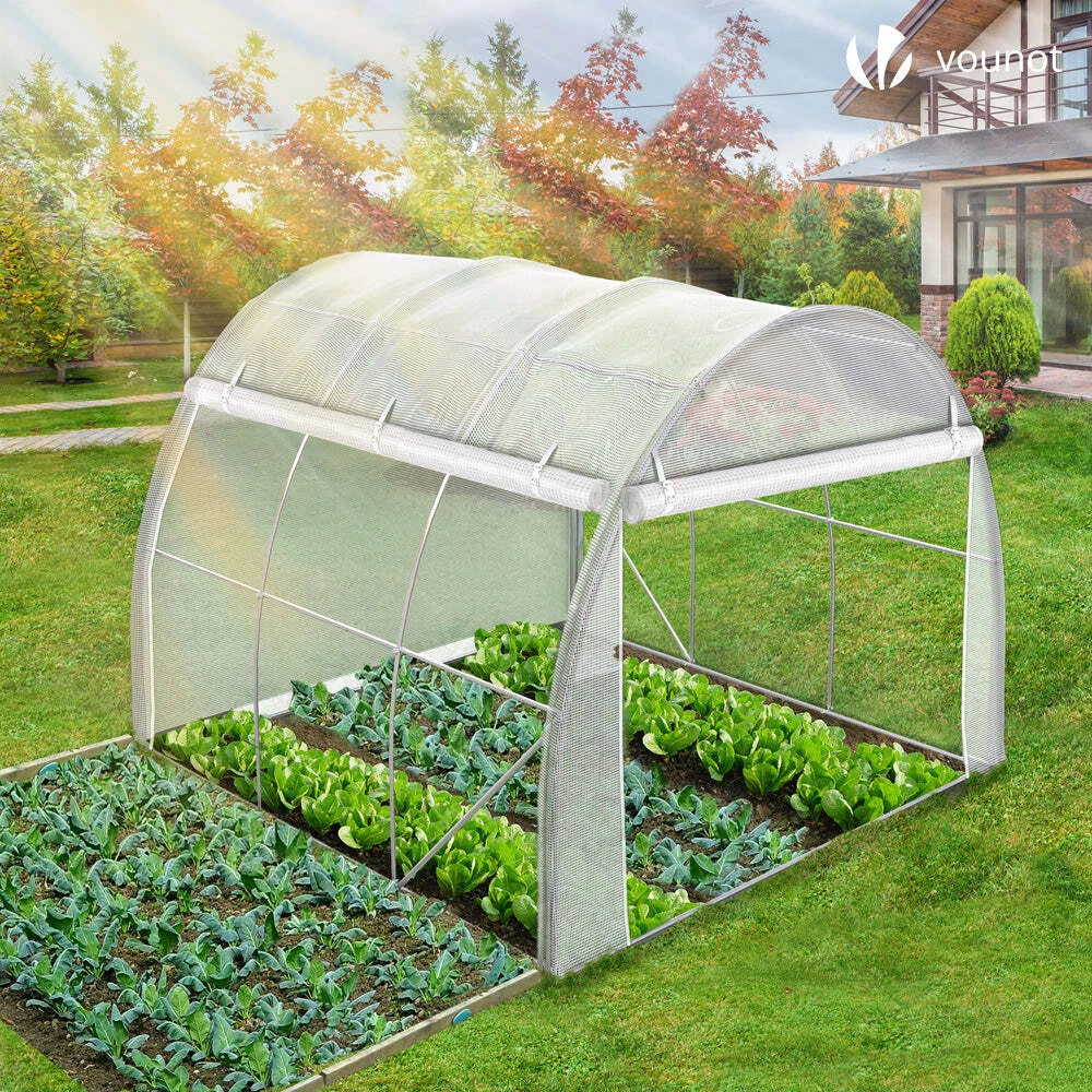 Polytunnel Greenhouse Grow House with Roll-up Side Walls, 3x2x2m 6m² — alternate product view 2
