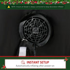 8ft Christmas Inflatable Santa Claus with Gift Bag LED Lights Outdoor Decor — alternate product view 6