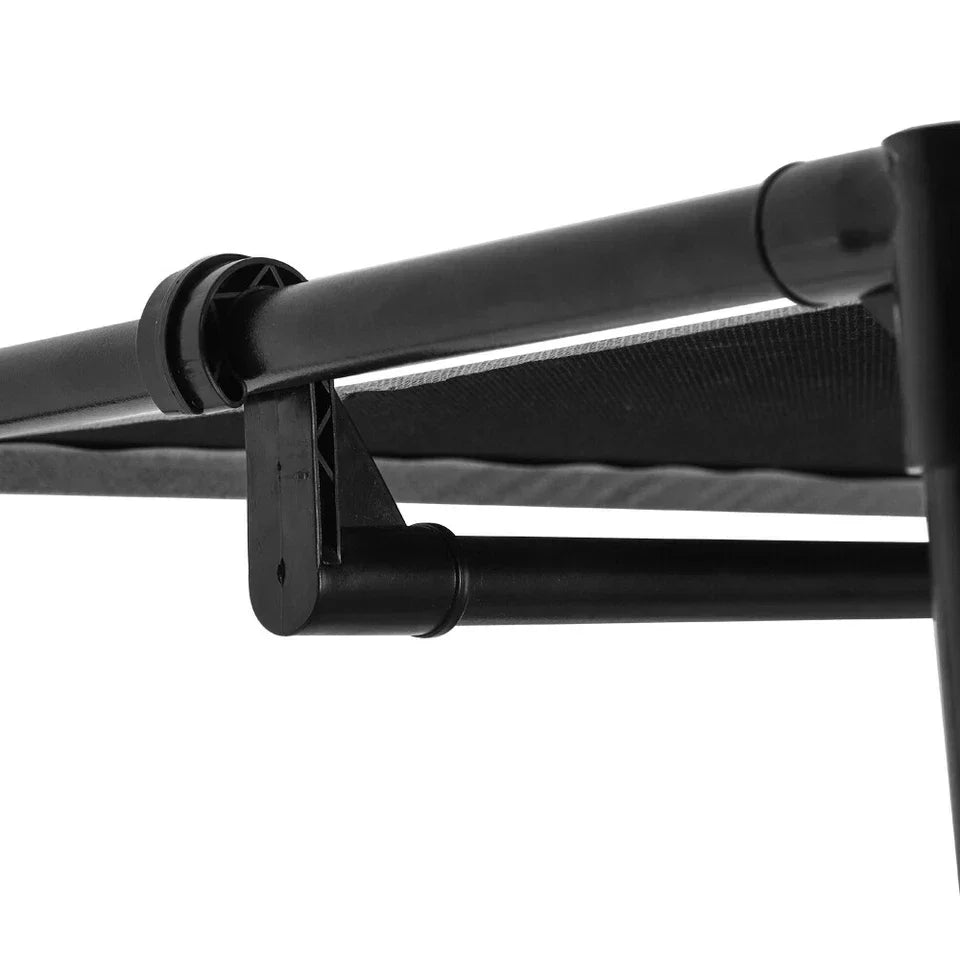 Heavy Duty Clothes Rail Garment Hanging Rack Shoe Storage Shelf Display Black — alternate product view 5