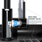 Matt Black Monobloc Kitchen Sink Mixer Tap with Pull Out Hose Spray Single Lever — alternate product view 7