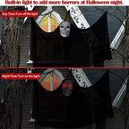 Hanging Ghost Skeleton Halloween Decor Spooky Outdoor Garden Decoration Props — alternate product view 5