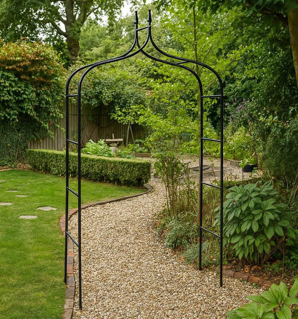 Traditional Garden Arch Heavy Duty Metal Archway 2.5m — alternate product view 4