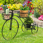 Bicycle Planter Metal Plant Stand Garden Bike Flower Pot Cart Holder Basket Deco — alternate product view 2