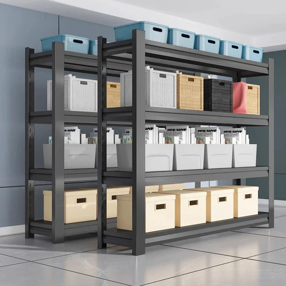 5 Tier Boltless Garage Storage Shelving Steel Racking Galvanised 198x100x50cm UK — alternate product view 5