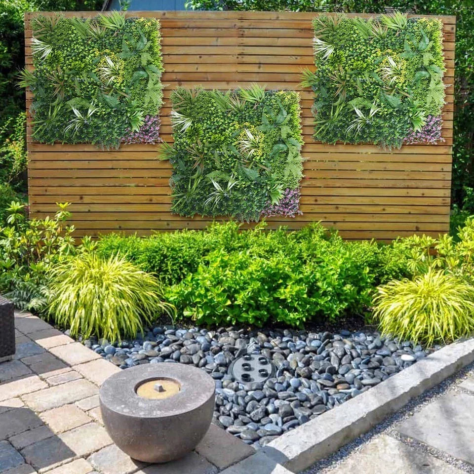 Artificial Green Living Wall Hedge Plant Panel In / Outdoor UV Stable 100x100cm — alternate product view 8