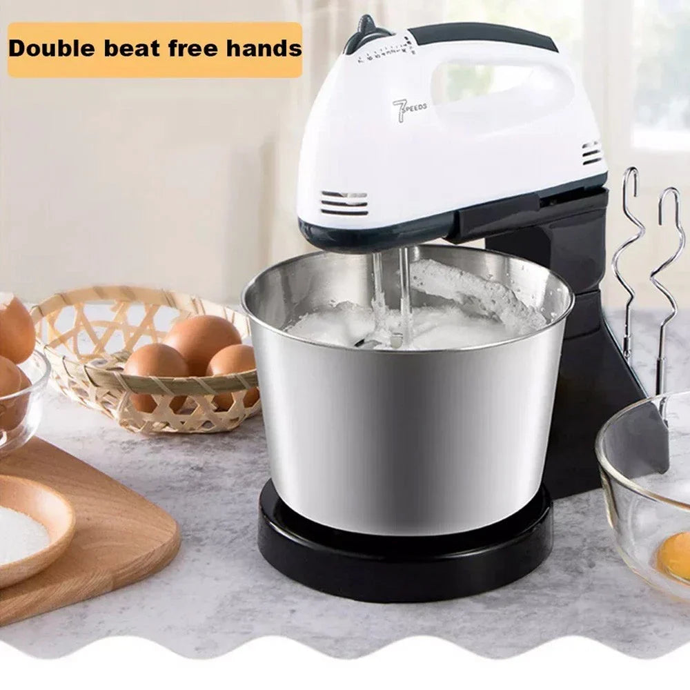 7 Speed + Cake Electric Stand Mixer Food Multi Mixing Bowl Blender Beater Dough — alternate product view 3