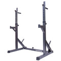 GYM MASTER Adjustable Squat Dip Rack Weight Lifting Stand Power Cage Frame — on a clean white background
