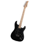 Glarry GST Electric Guitar W/ Pickguard 3 Single Pickup Bag Strap Wire Plectrum — on a clean white background
