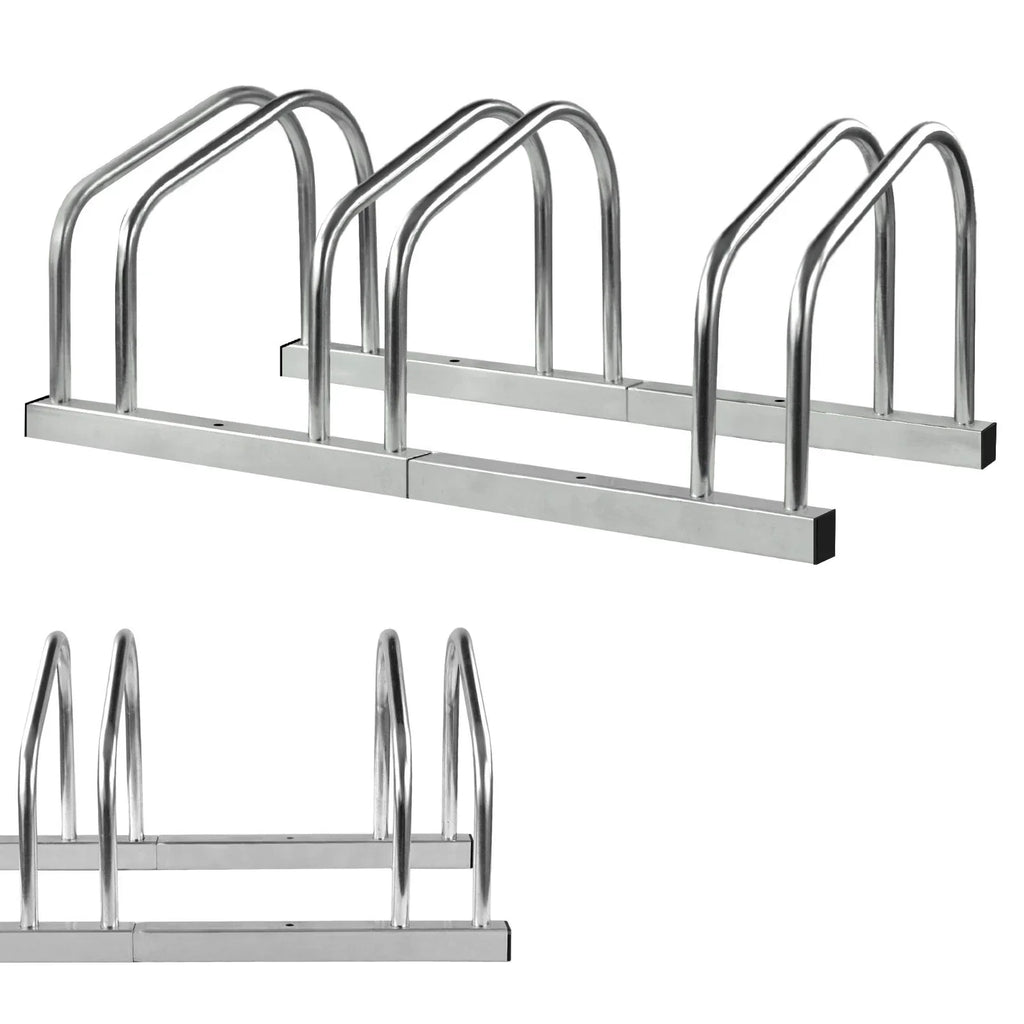 Bike Stand Rack For Bicycle Parking Stand Floor Wall Mount Indoor Outdoor New — 3 Rack — product view