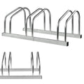 Bike Stand Rack For Bicycle Parking Stand Floor Wall Mount Indoor Outdoor New — 3 Rack — product view