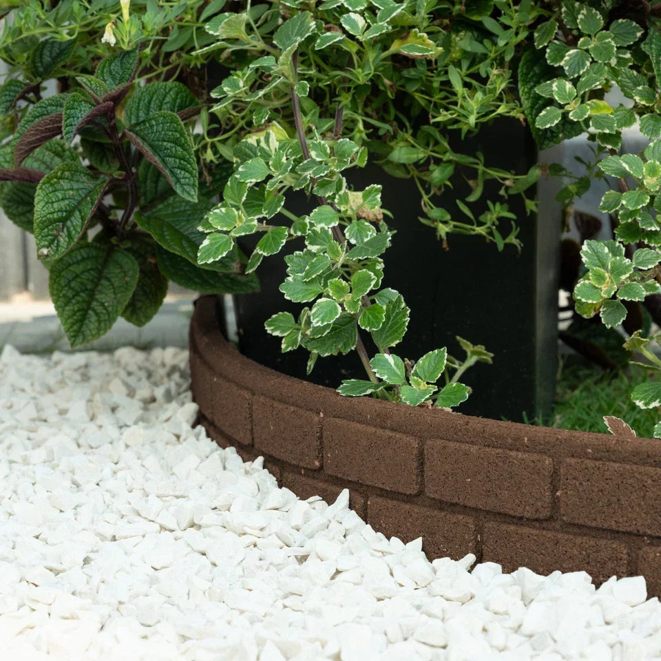Garden Lawn Edging Flexible Flower Bed Border Wall Eco Recycled Rubber 'EZ' NEW — alternate product view 2