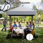 2X2M Pop-up Gazebo with 4 Sides Outdoor Garden Canopy Party Tent — alternate product view 10