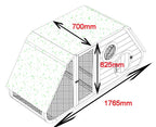 Large Chicken Coop Chicken House Hatched Noah's Ark Hen House Rabbit Hutch — on a clean white background