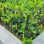 Garden Fence 5 Panels Metal Wrought Iron Railings Decorative Fencing — alternate product view 7