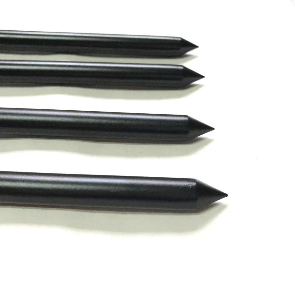 4 x 30-50cm Black Carp Coarse Aluminium BankSticks Bank Sticks Fishing Lidsters — alternate product view 3