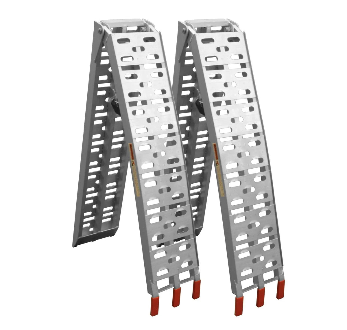 2 x Folding Loading Ramps - 2.2m 600kg Capacity Aluminium Van Trailer Loading — alternate product view 5