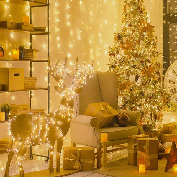 Fairy String Lights 10-50m Mains Plug In Christmas Tree Indoor & Outdoor Remote — alternate product view 10