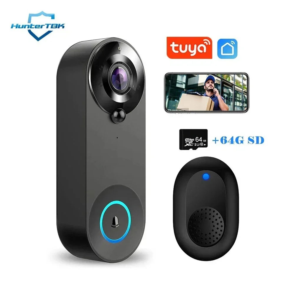 1080P Wireless Video Doorbell with Two - Way Audio Motion Detect & Night Vision HD — alternate product view 7